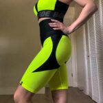 Shorts Bona Cycling Extra Sex Push-up Corsage Neon Yellow photo review