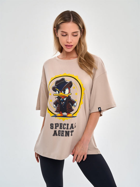 Oversize T-shirt Agent Duck - One size